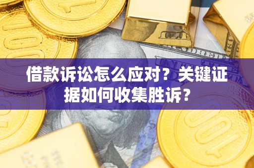 武汉借款诉讼怎么应对？关键证据如何收集胜诉？
